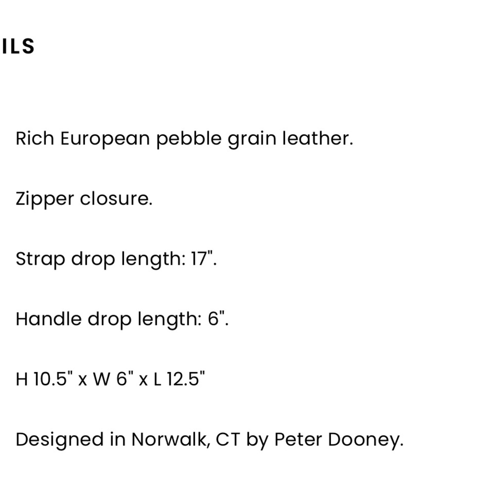 Dooney & Bourke Black Leather Tote Bag - Picture 8 of 8